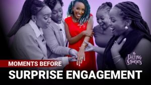 Kerry had no idea what was coming! Moments before the surprise engagement – The dating Stories
