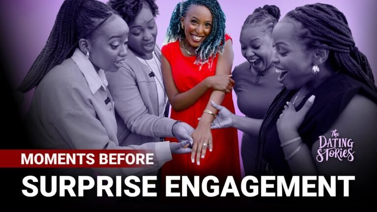 Kerry had no idea what was coming! Moments before the surprise engagement – The dating Stories