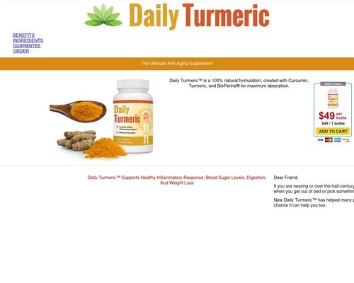 Daily Turmeric Discount Page – Daily Turmeric